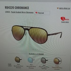 Rayban Polarized Chromance Sunglass